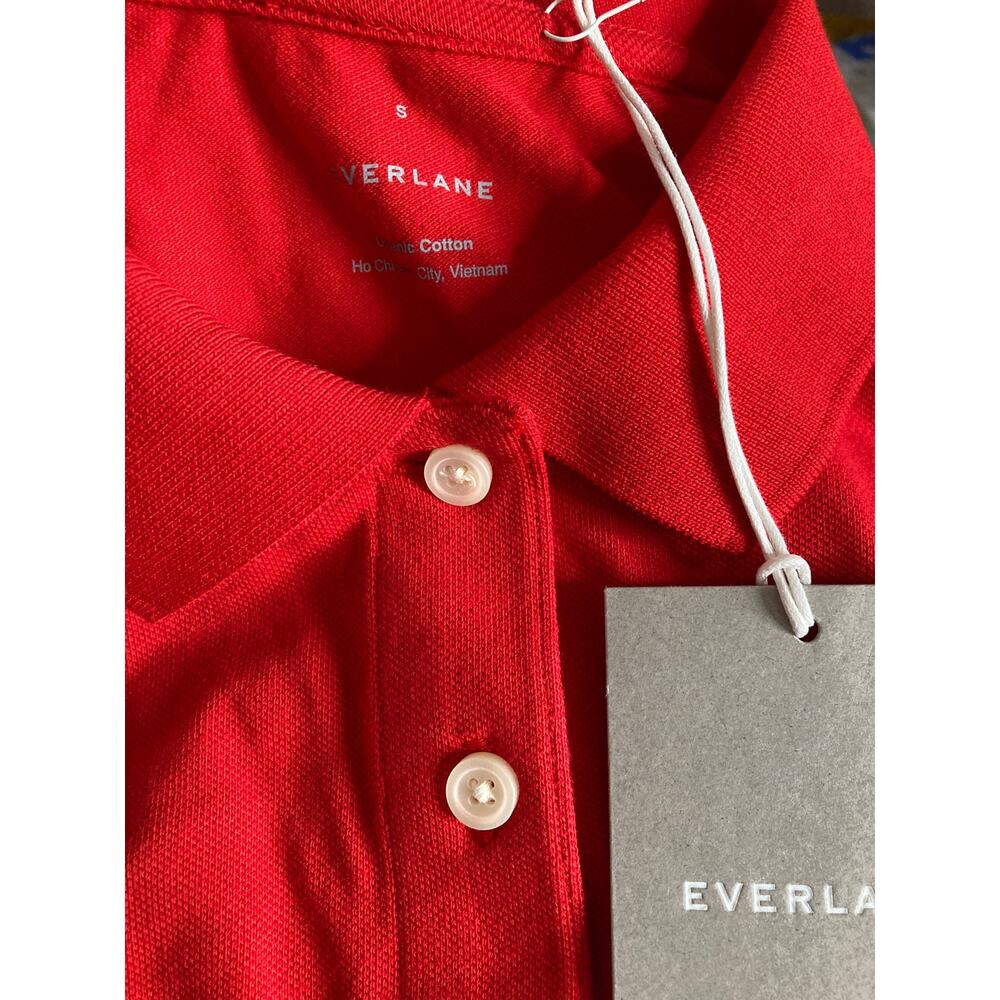 Everlane Red Polo Knit Top - Picture 8 of 10